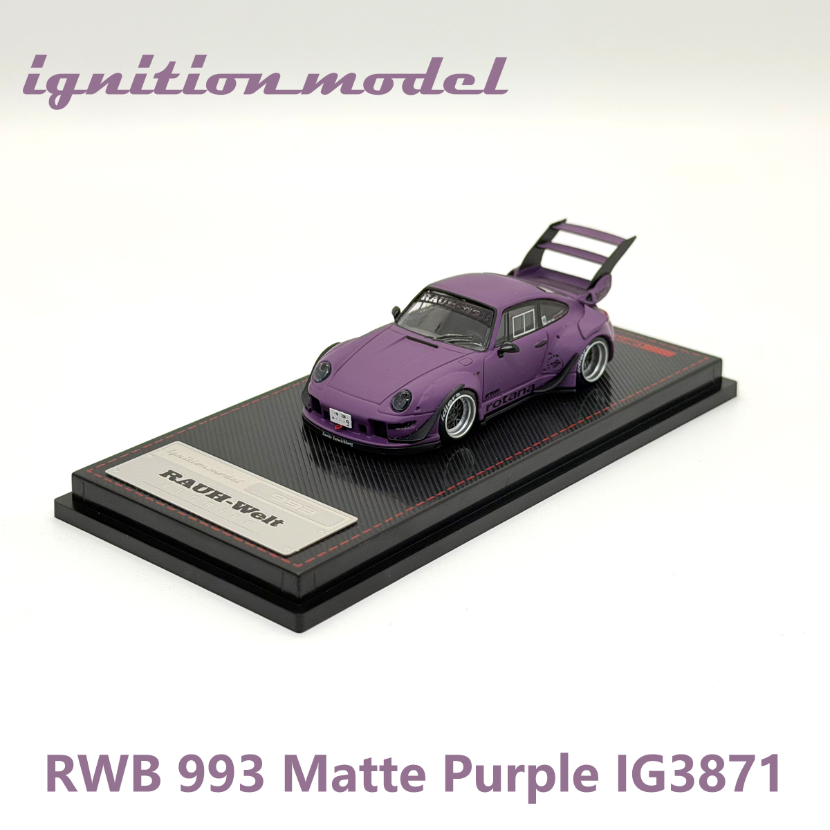 Spark Plug - Modèle de voiture miniature Porsche RWB
