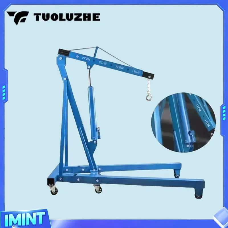 Grue hydraulique pliable bleue - Car Lift avis et prix